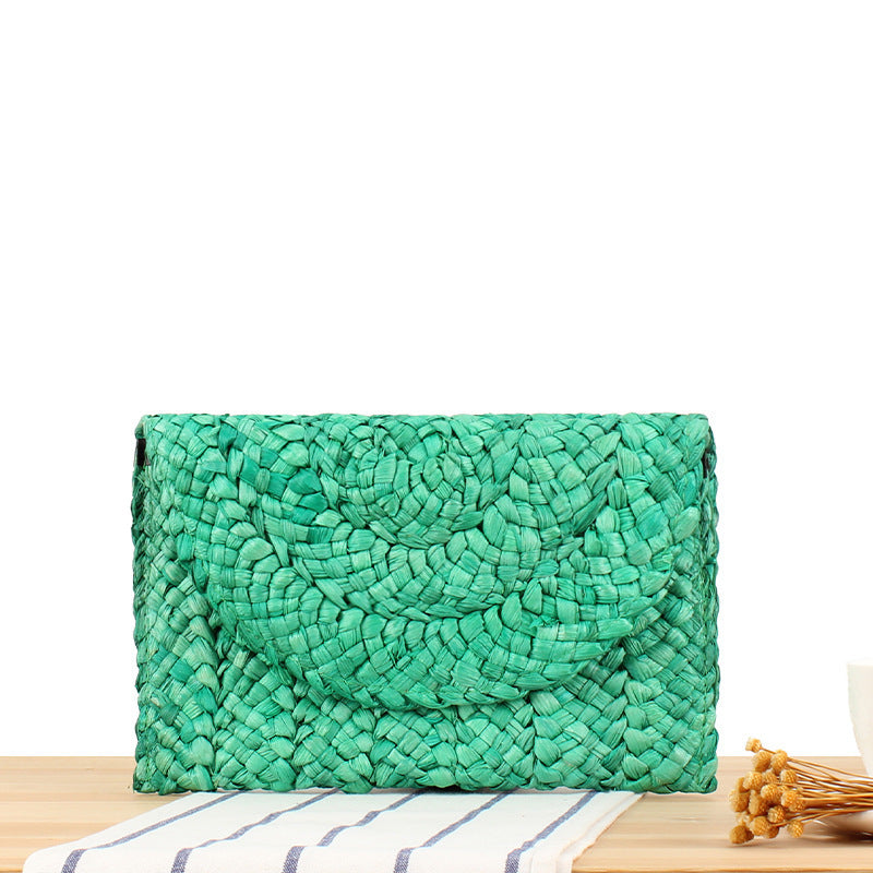 Clutch Aus Handgefertigtem Korbgewebe Brehn
