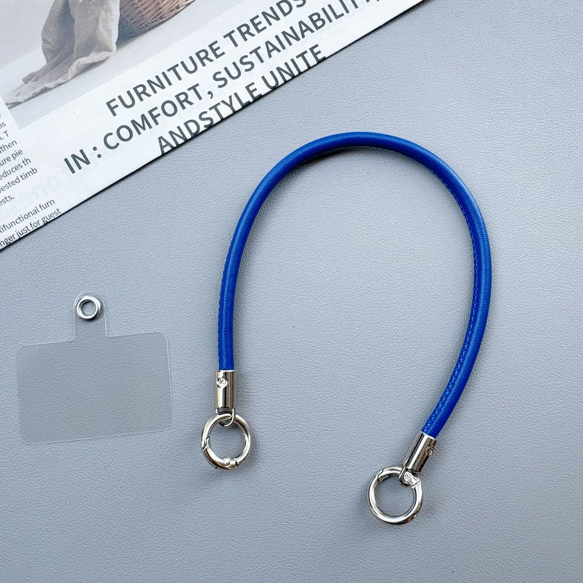 Premium langlebiger Schlüsselband mit Metallclips Brehn