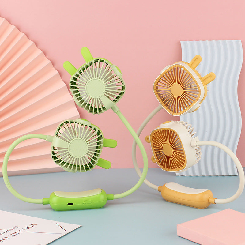 Frauen Tragbarer Nackenventilator mit flexiblem Montagesystem Brehn