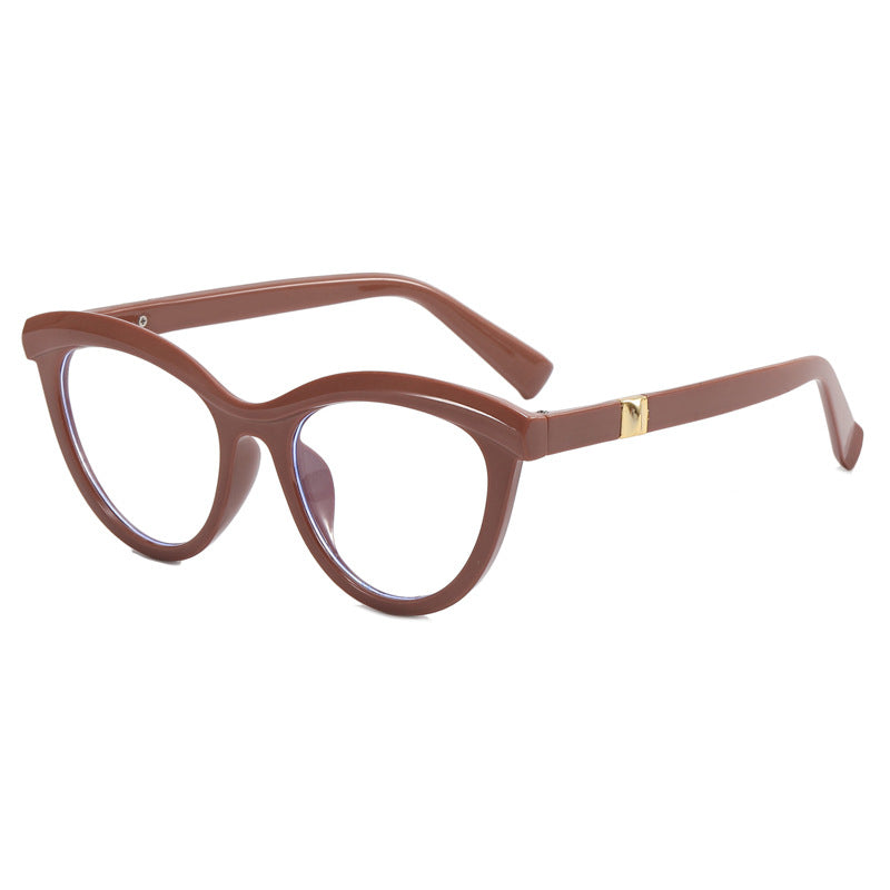 Damen Cat-Eye Brille mit feinem Rahmen und eleganten Akzenten Brehn