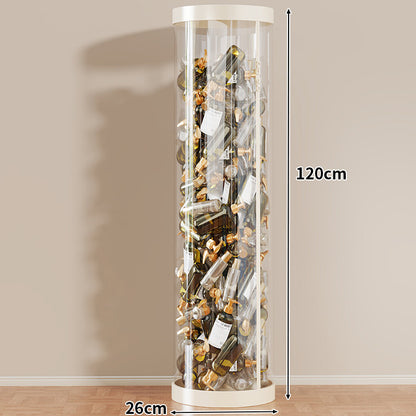 Hohe klare acryl vertikale Display-Zylinder für Mini-Parfüm- & Probeflaschen-Sammlung