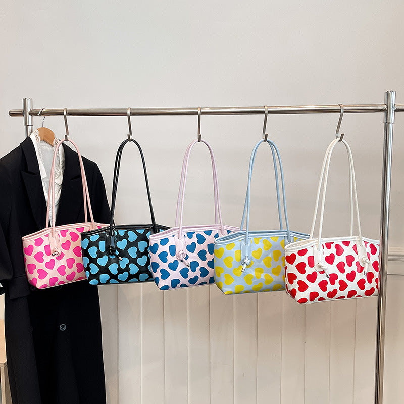 WoCasual Herz-Muster Tote Bag Brehn
