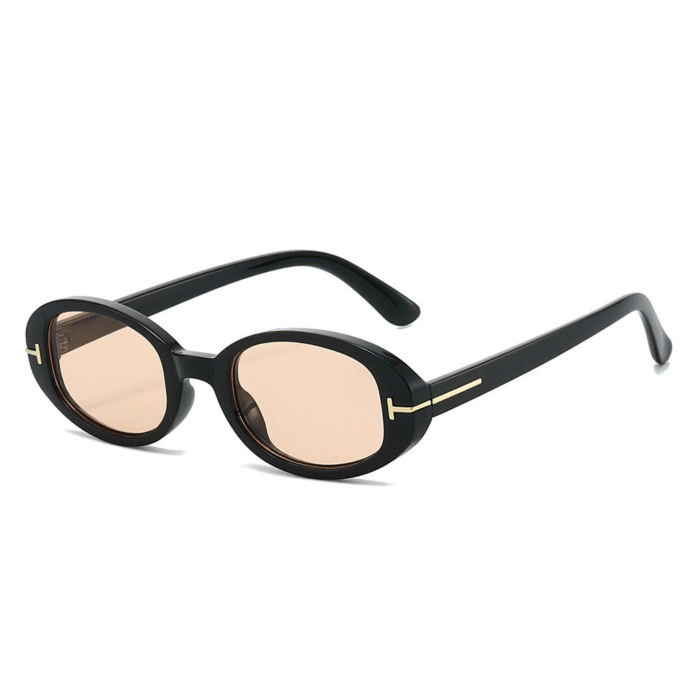 Elegante Übergroße Oval Sonnenbrille Brehn