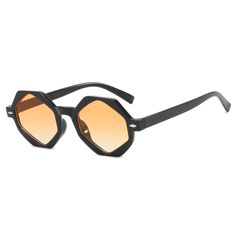 Damen trendige Sonnenbrille im modernen Achtkant-Design Brehn