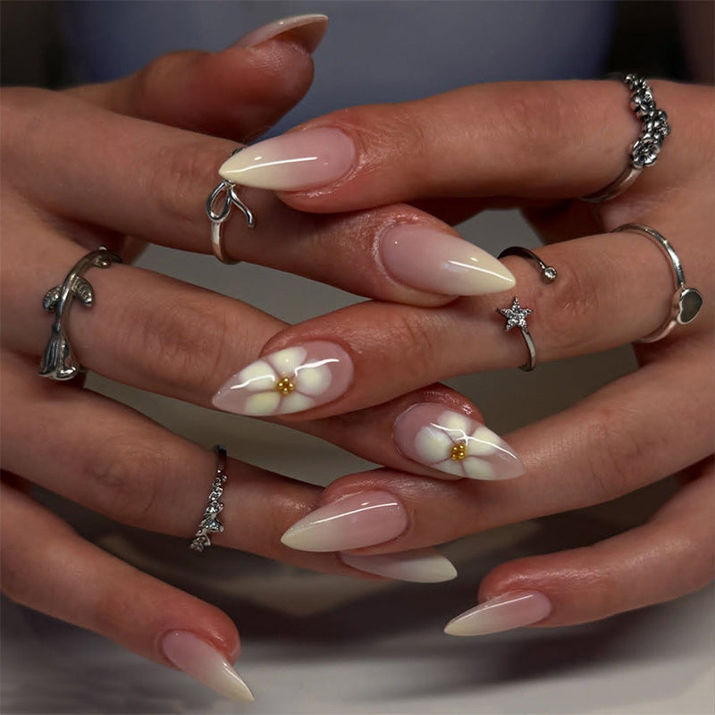Floral Press-On Nagel Kit Brehn