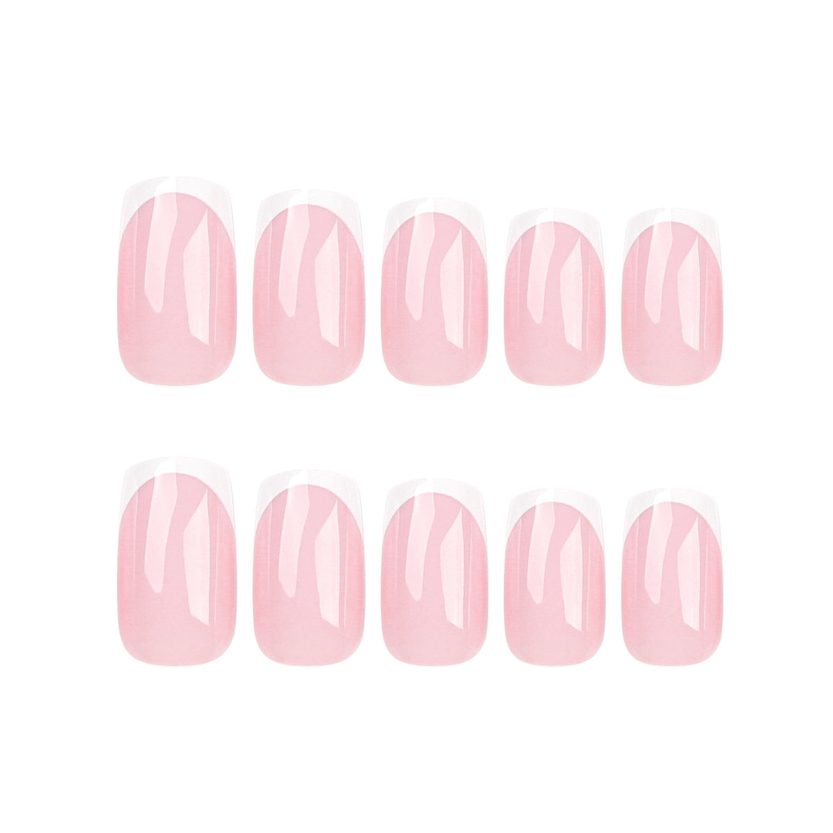 Elegante Nagelverlängerungen mit präzisem French-Tip Brehn