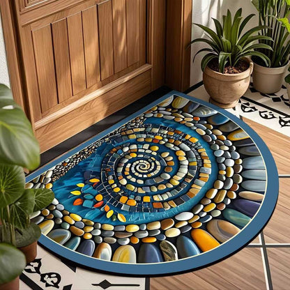 Dekorativer Mosaikbereichsteppich