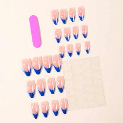 Künstlerische Ombre Stiletto Nagelverlängerungen Brehn