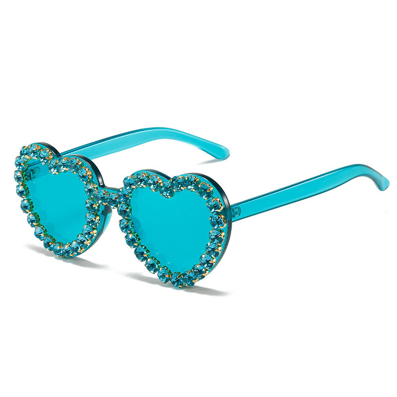 Herzförmige Glamour Sonnenbrille Brehn