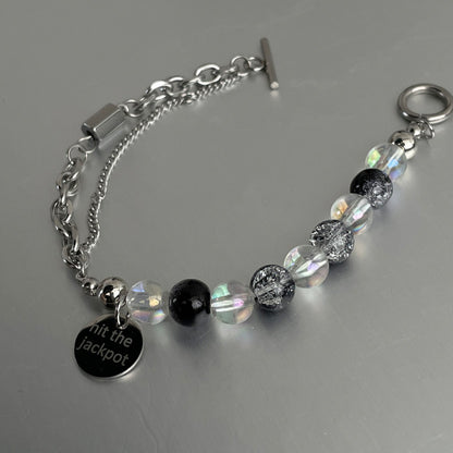 Stilvolles Perlen Charm Armband Brehn