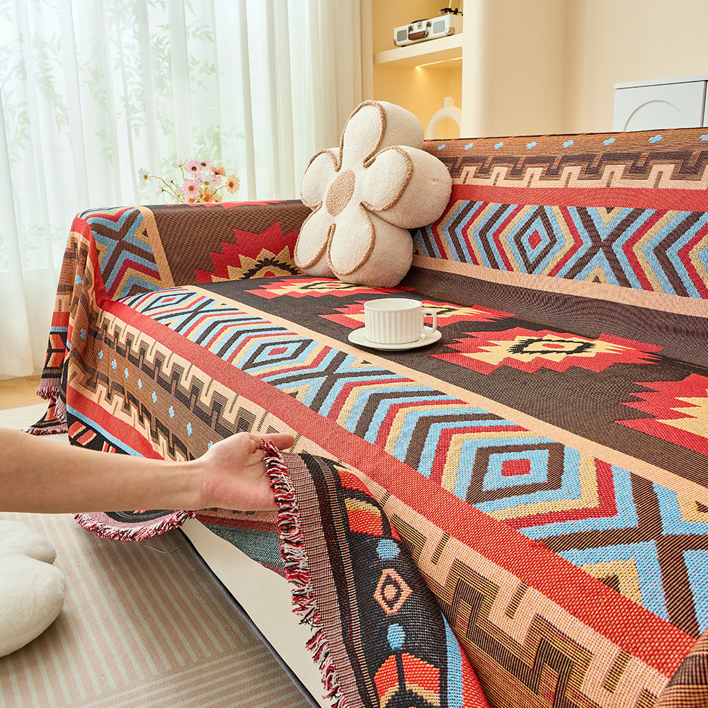 Dekorative geometrische Muster Sofa Wurfdecke