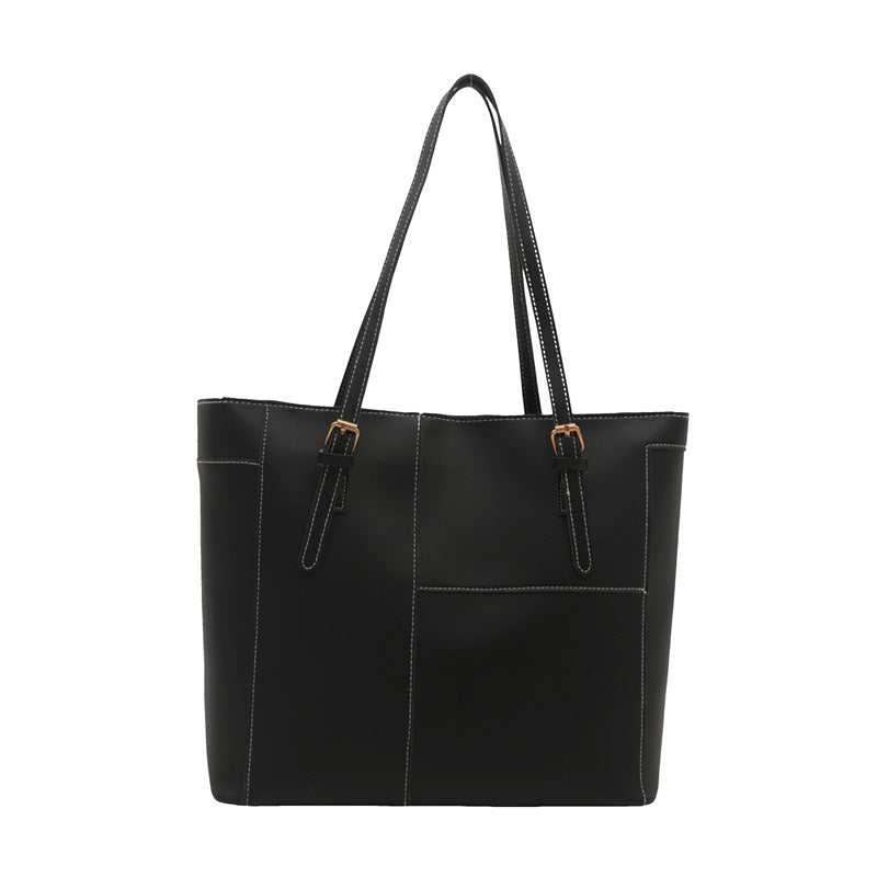 Elegante Strukturierte Leder Tragetasche