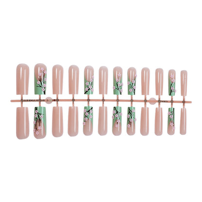 Floral Design Press-On Nails Set Brehn