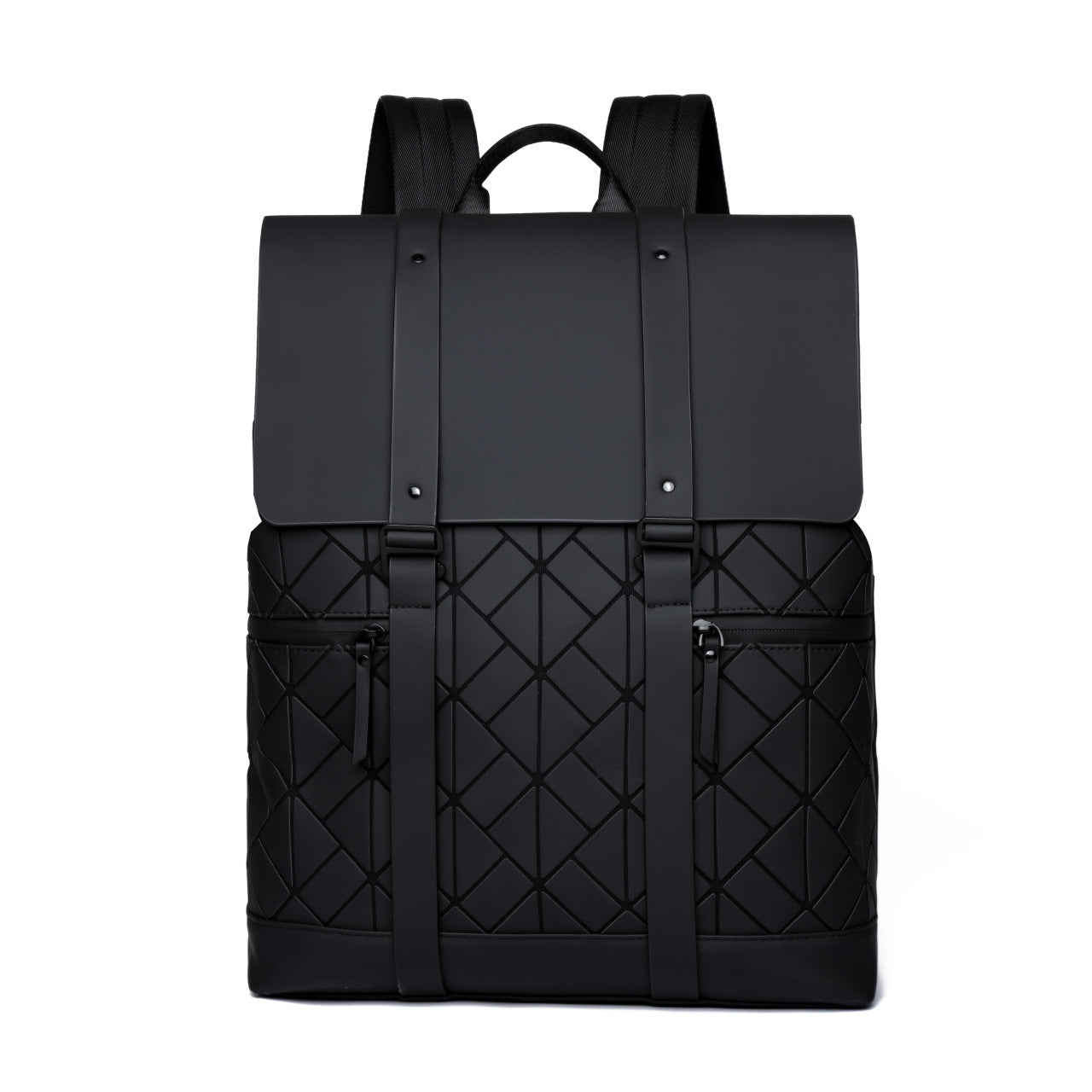 Geometrisches Muster Rolltop Rucksack Brehn