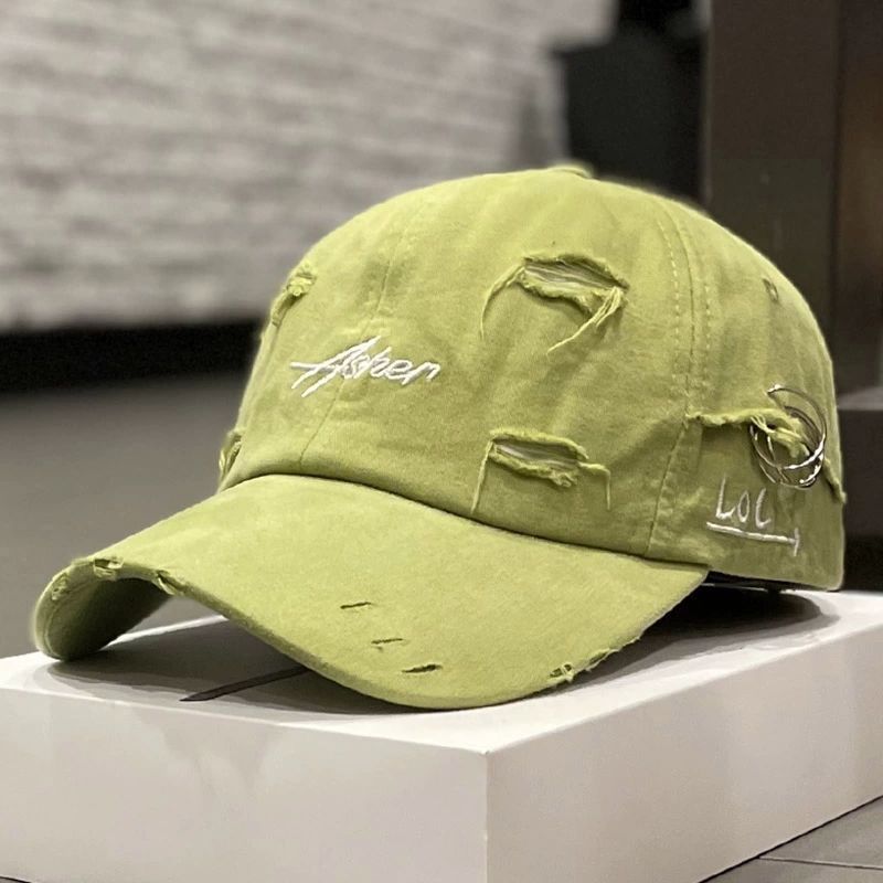 Verwaschene Denim Baseballmütze