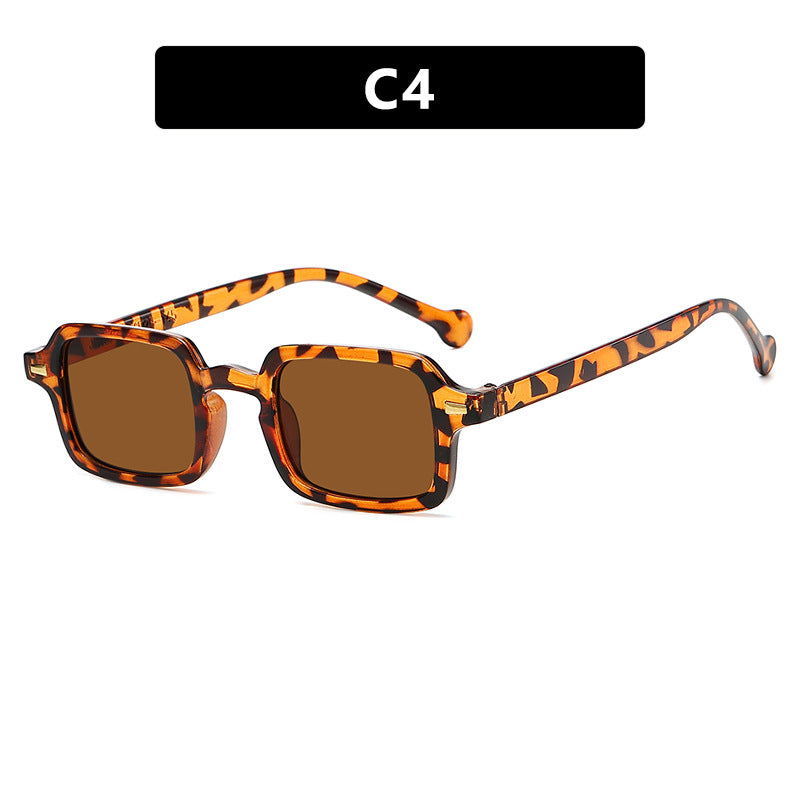 Damen exklusive quadratische Sonnenbrille mit elegantem Metallrahmen und UV-Schutz Brehn