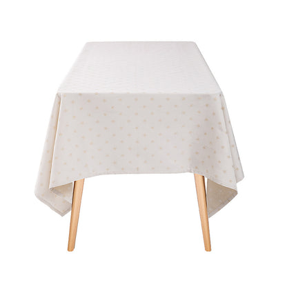 Gewebte Jacquard-Tischdecke mit Diamantrelief und pflegeleichtem Baumwollmix Brehn