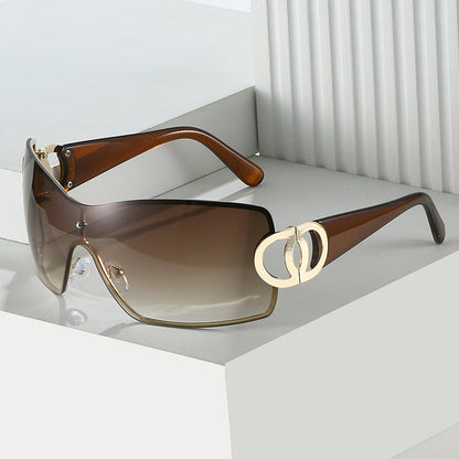 Stylische Chunky Quadratrahmen Sonnenbrillen Brehn