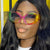 Damen auffällige Sonnenbrille mit oversized Design und modischem Farbverlauf Brehn