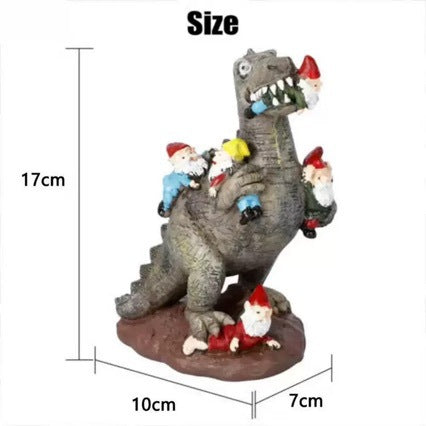 Vergnügliche Dinosaurier Gartenfigur Brehn