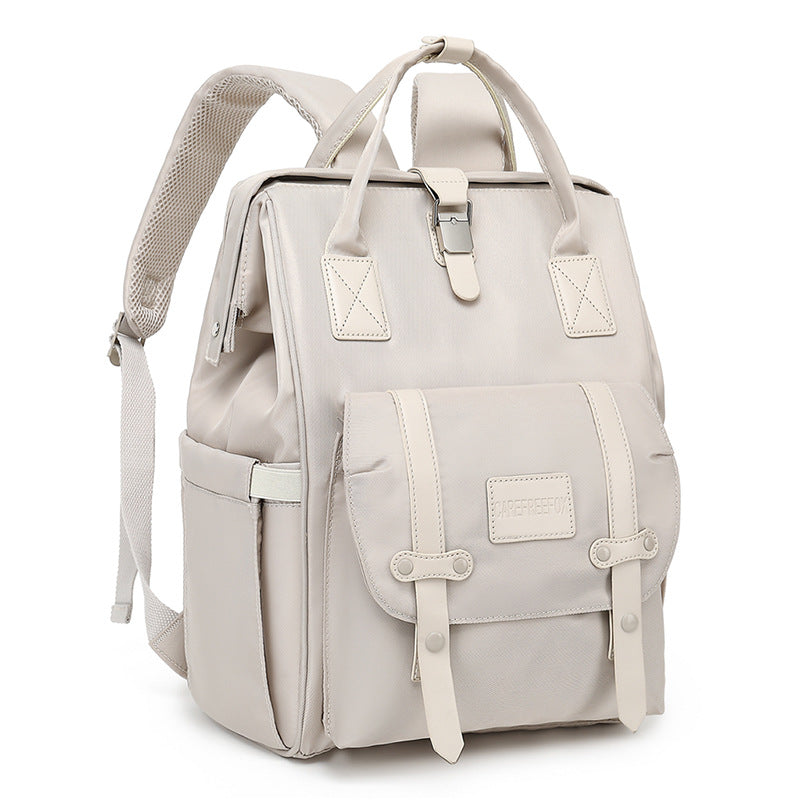 Stylischer Mehrfach-Taschen Bogen Rucksack Brehn