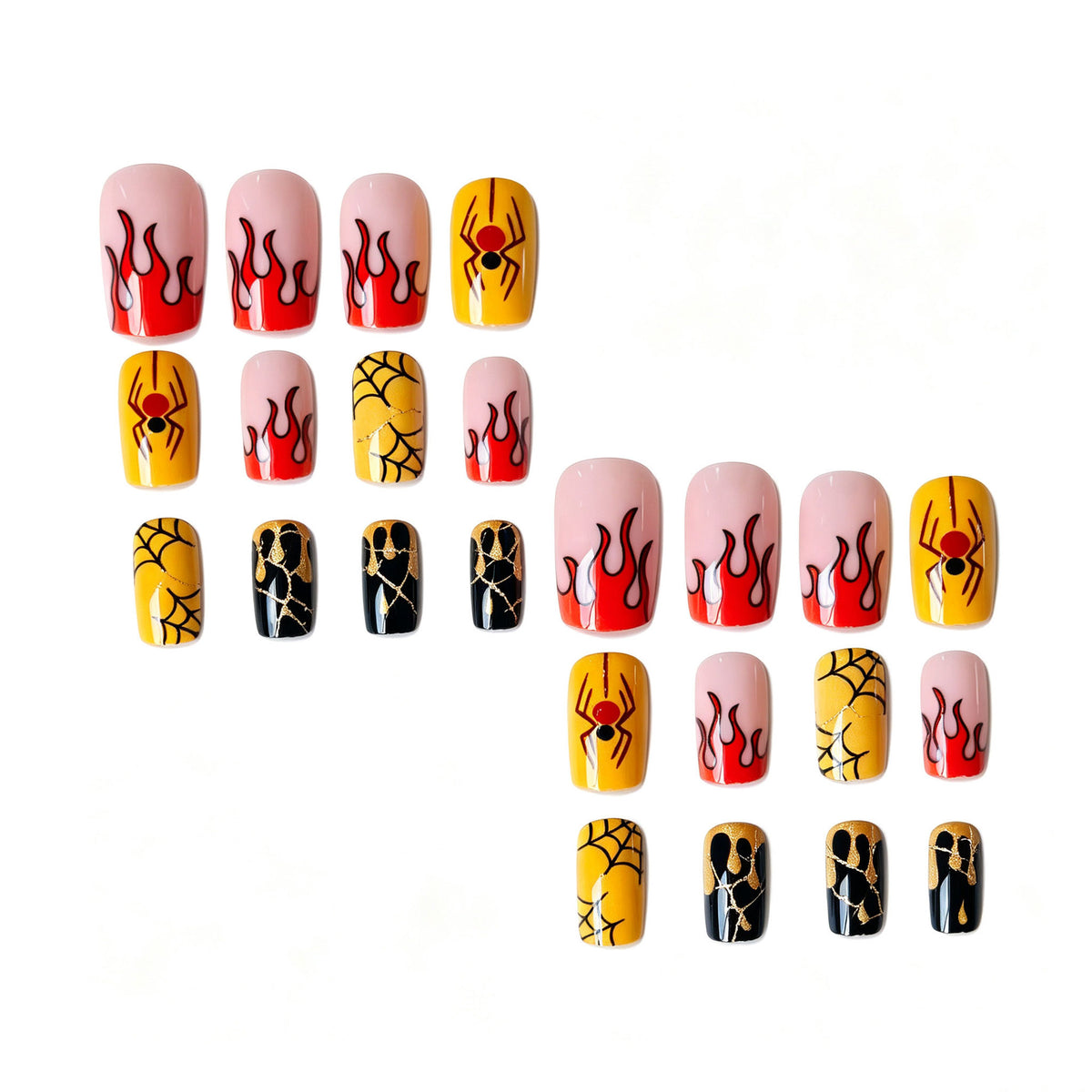 Kreatives Halloween-Themen-Nagelkunst-Set  1790957681