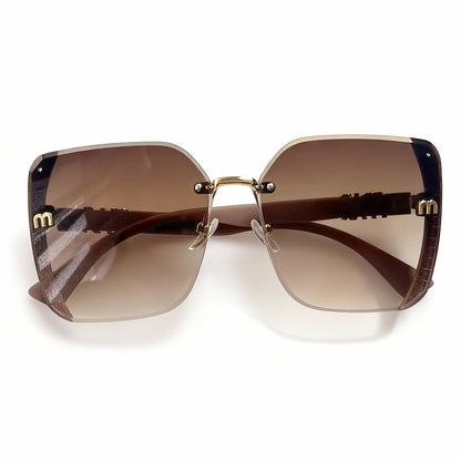 Modische Übergroße Sonnenbrille Brehn