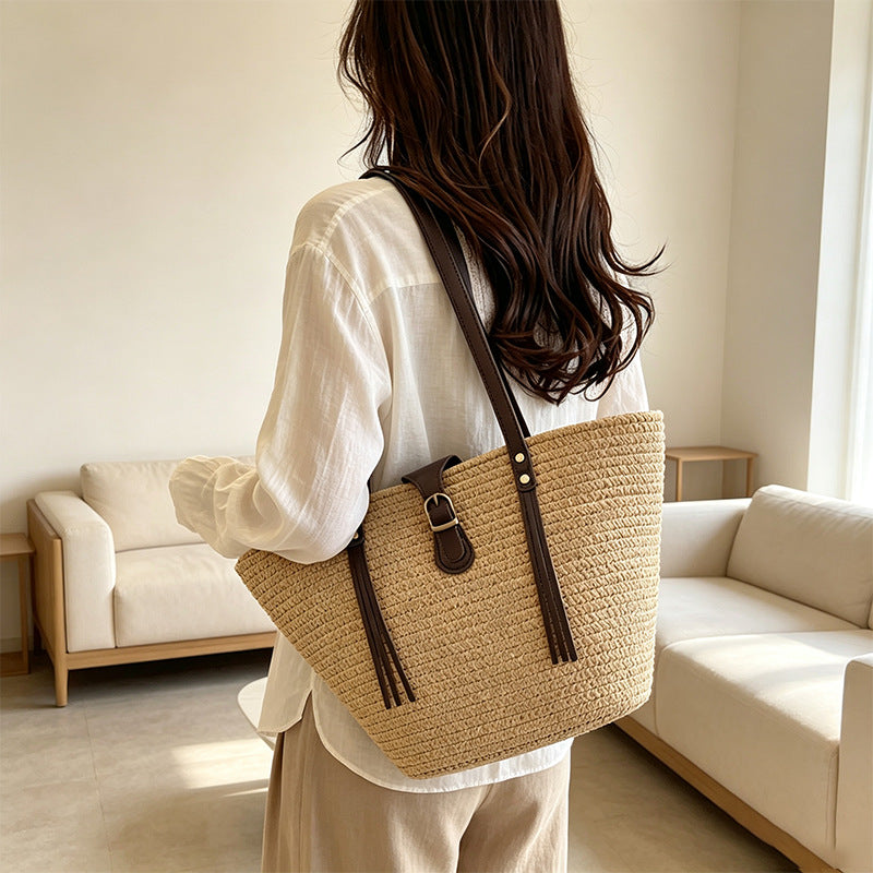 Stylische Gewebte Strandtasche Brehn