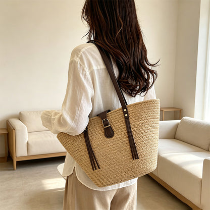 Stylische Gewebte Strandtasche Brehn