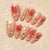 Kunstvolle Nagelspitzen mit Rosen-Design Brehn