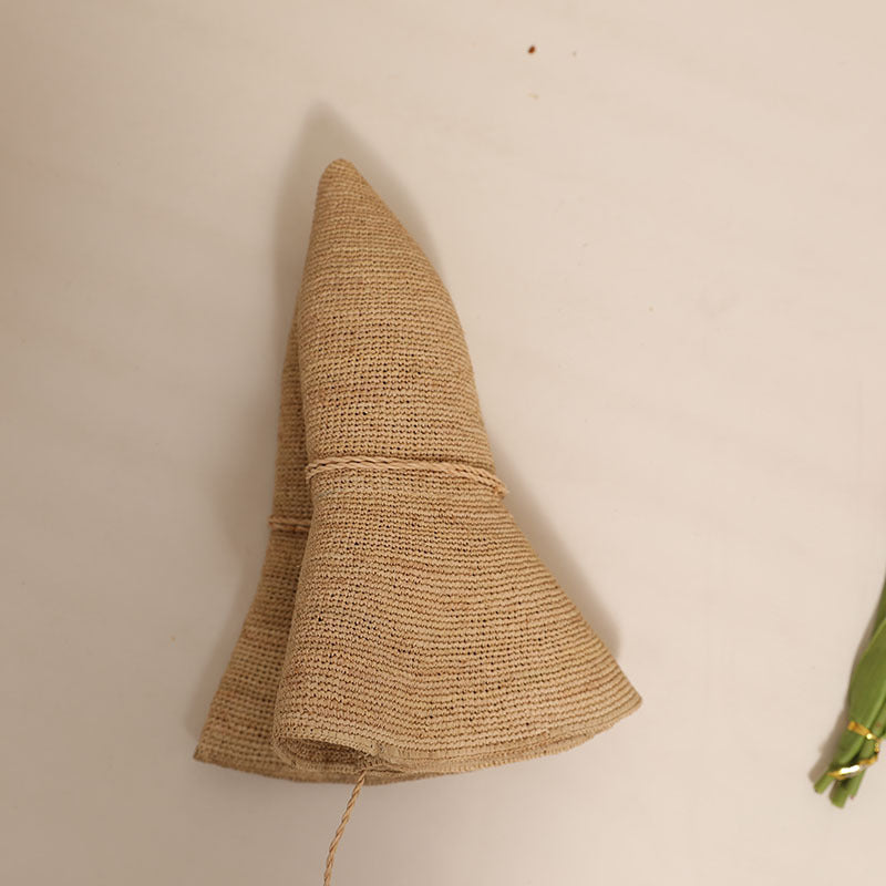 Damen Eleganter Strohhut mit verstellbarem Kordelzug Brehn