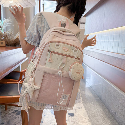 Stylischer Multifunktions-Rucksack mit gepolsterten Gurten Brehn