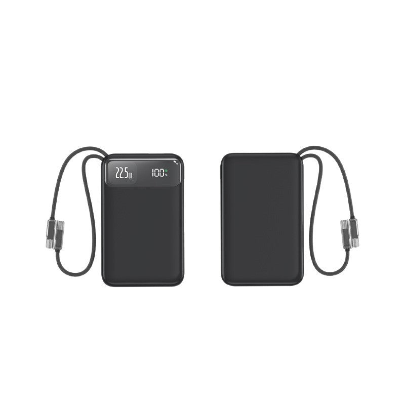 Slim Powerbank mit digitaler Ladestandanzeige und Schnellladefunktion Brehn
