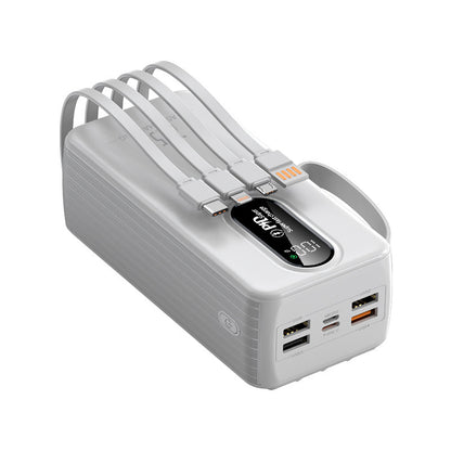 Powerbank mit Digitalem Lade-Display und Multi-Ladeanschlüssen Brehn