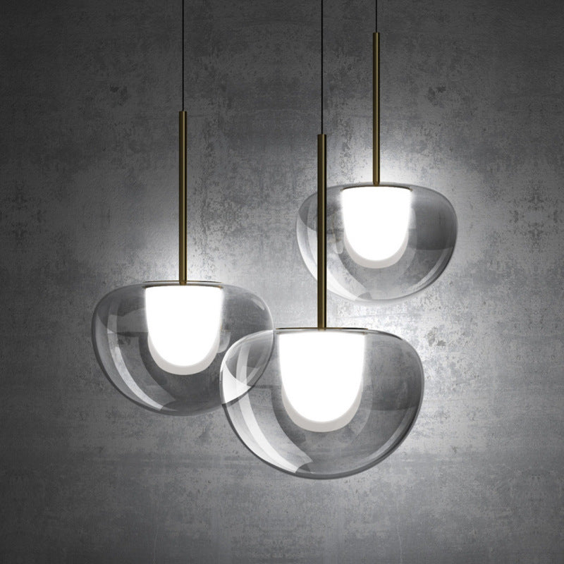 Moderne Klarglas Pendelleuchte