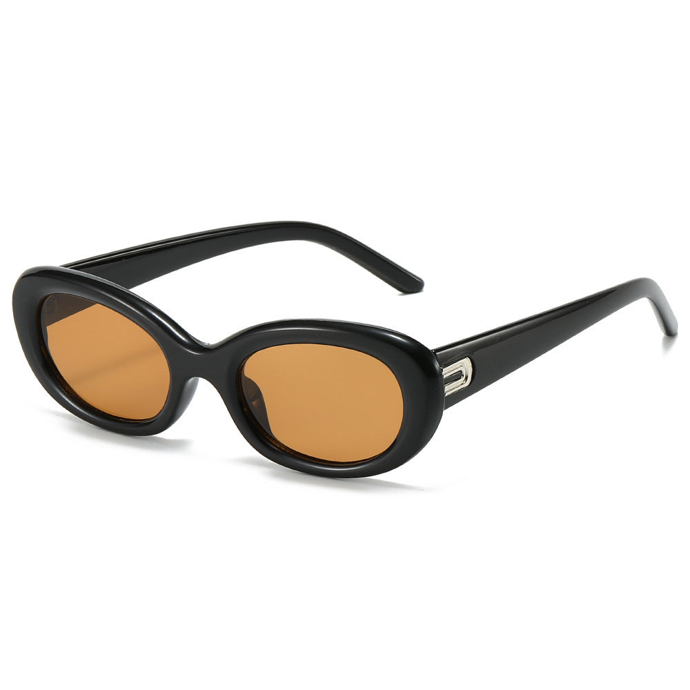 Chic Overgroße Oval Sonnenbrille Brehn