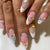 Dekoratives Floral Press-On Nail Set Brehn 1788495731