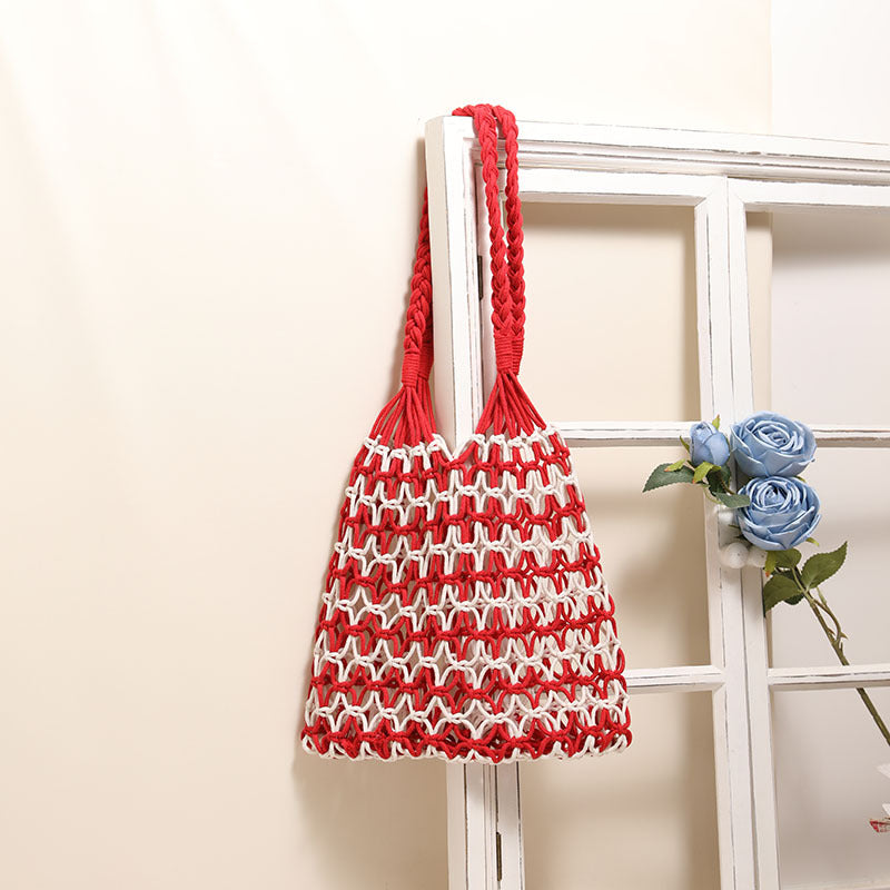Handgeknüpfte Einkaufs- und Strandtasche Brehn