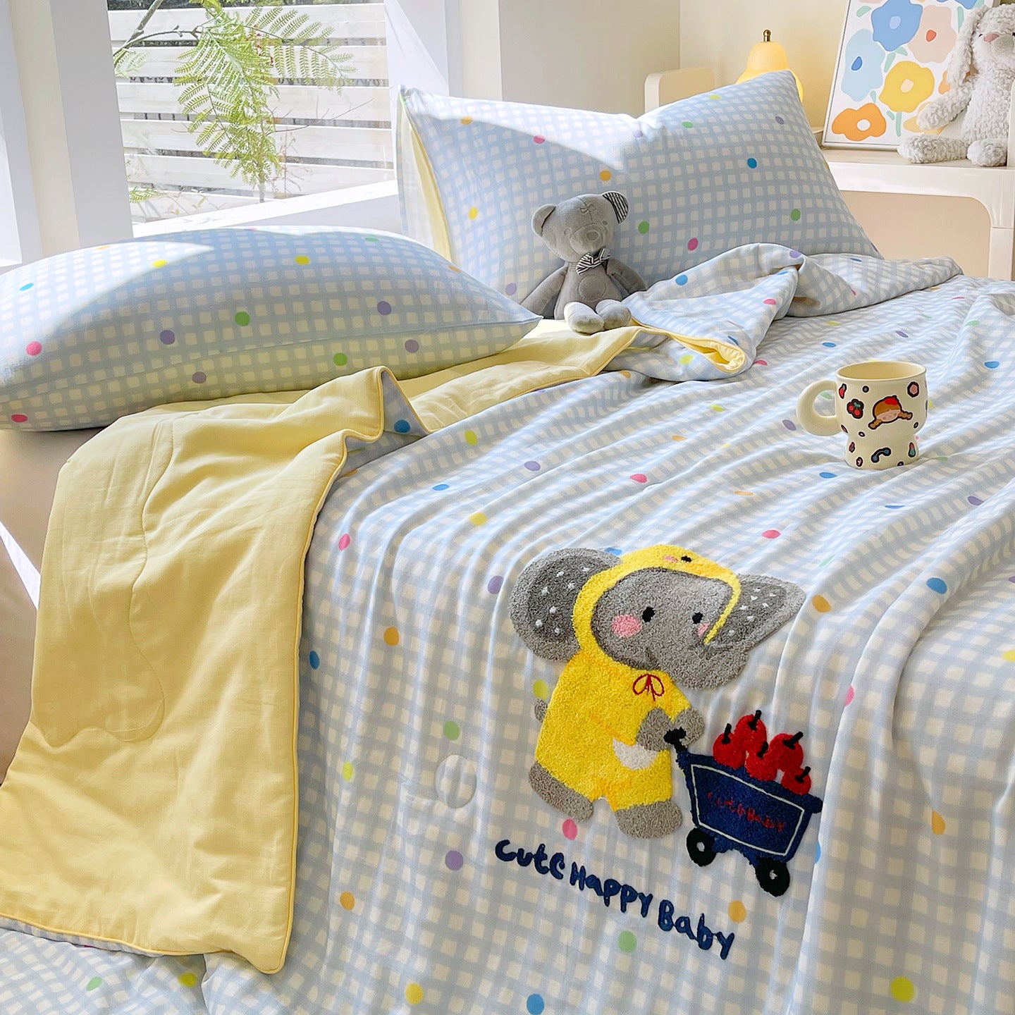 Damen Kuscheldecke mit niedlichem Bärenmotiv Brehn