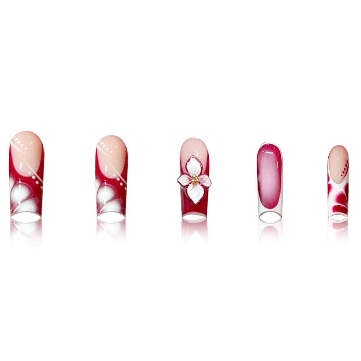 Floral Nail Art Extensions Brehn