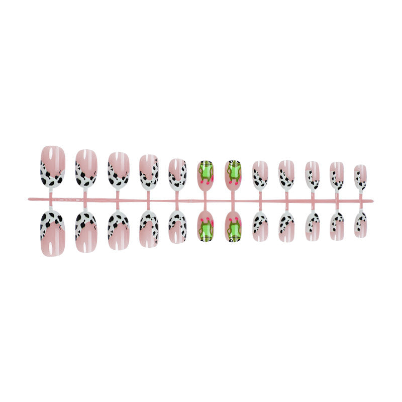Künstlerisches Tier-Themen Press-On Nail Set Brehn