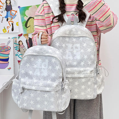 Stylische Sternen-Print Schulrucksack Brehn
