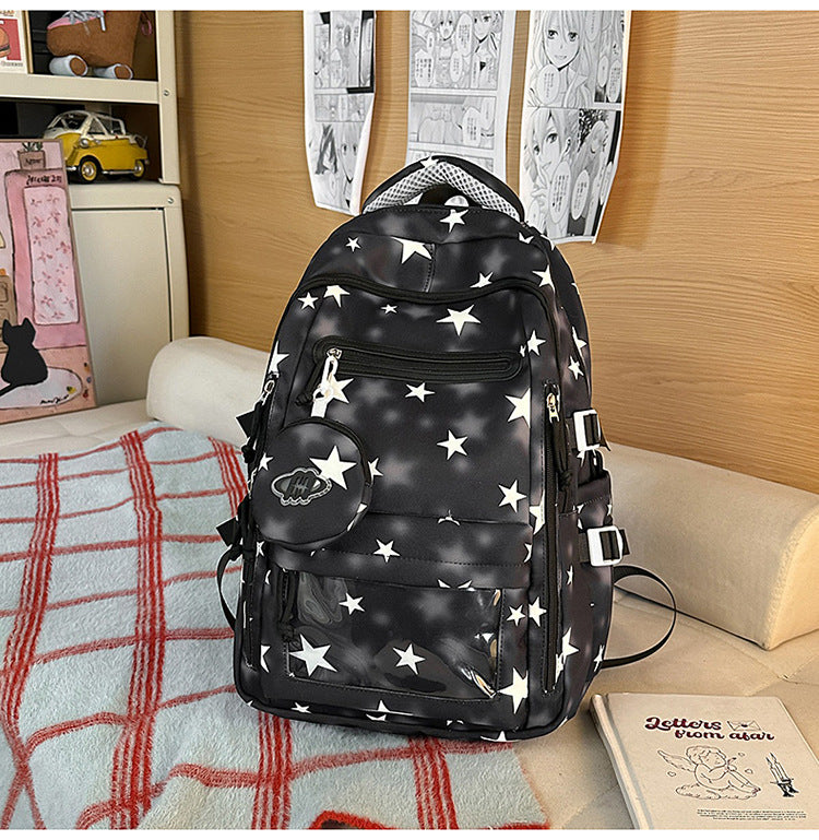Stylische Sterne-Muster-Schul-Rucksack