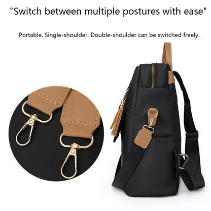Multifunktionaler Rucksack mit dekorativem Quast Brehn
