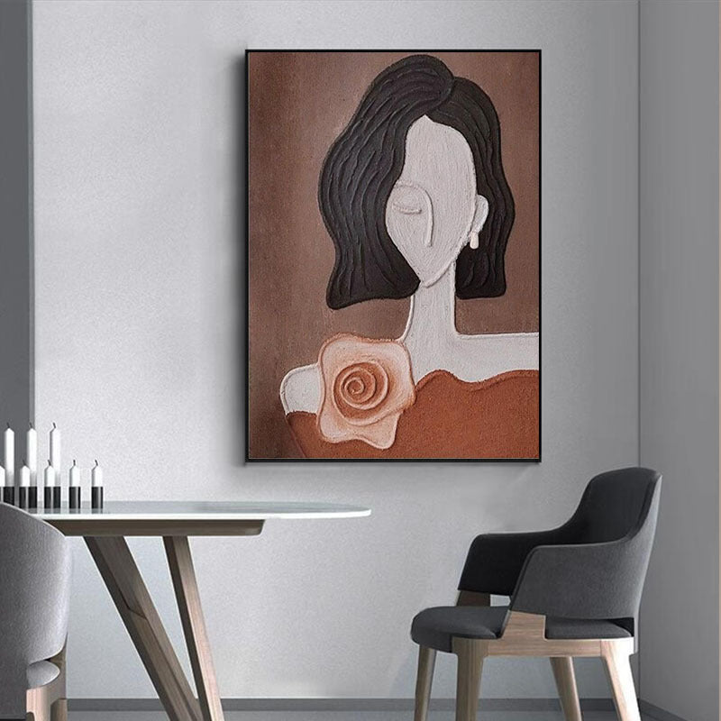 Künstlerisches Porträt Leinwand Wandkunst