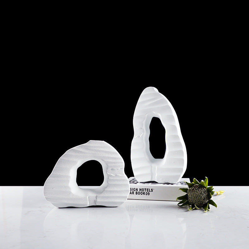 Dekorative moderne Steinskulptur