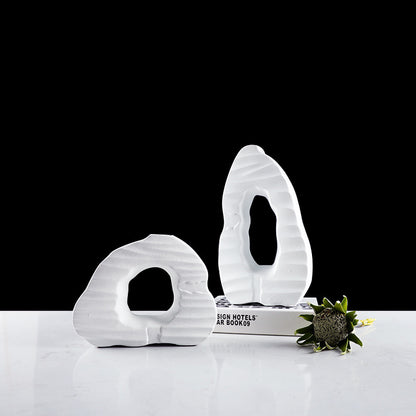 Dekorative moderne Steinskulptur