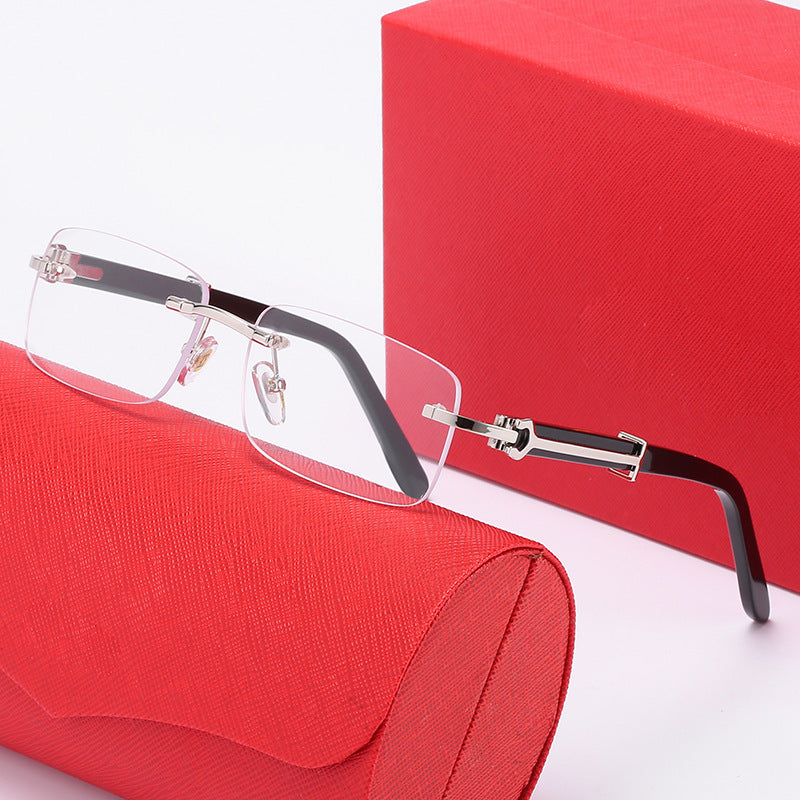 Damen elegante Rechteckige Brille Brehn