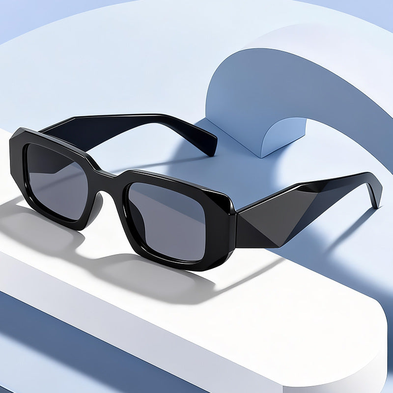 Bold Leopard Print Übergroße Sonnenbrille Brehn