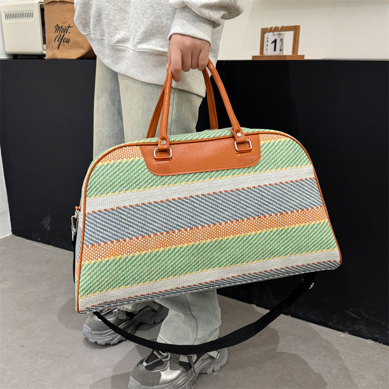 Stylische Karierte Wochenend-Tote-Tasche Brehn